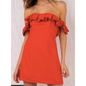 Princess Polly red mini dress